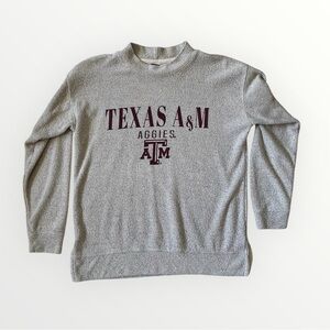 Grey Texas A&M crewneck sweatshirt
